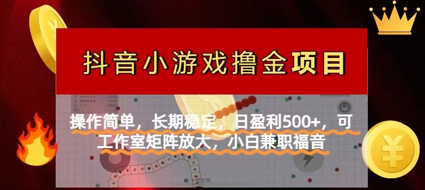 【抖音小游戏发行人计划项目】操作简单，长期稳定，日盈利500+，可工作...-爱尚云